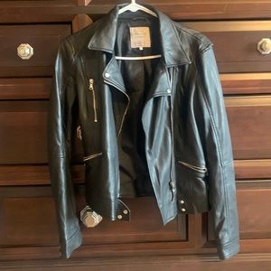 Zara leather jacket.